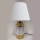 Stolní lampa 1xE14/60W/230V bílá/zlatá