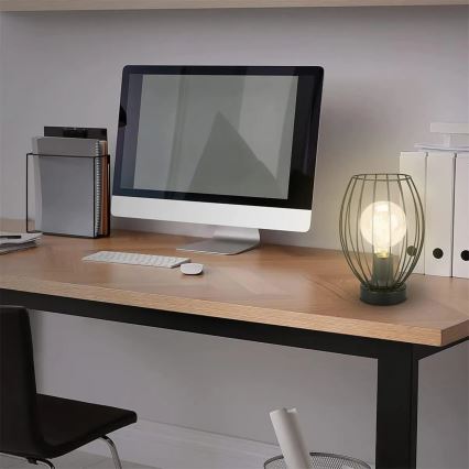 Stolní lampa 1xE27/25W/230V černá