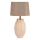 Stolní lampa 1xE27/40W/230V béžová/zlatá