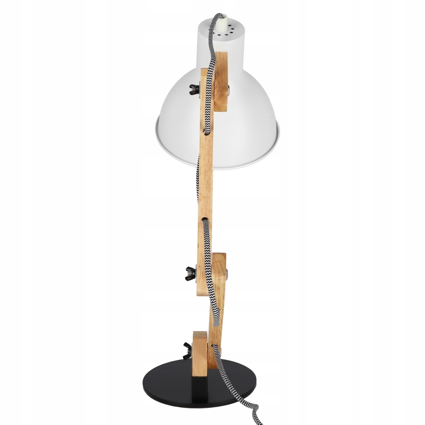 Stolní lampa 1xE27/40W/230V bílá/černá