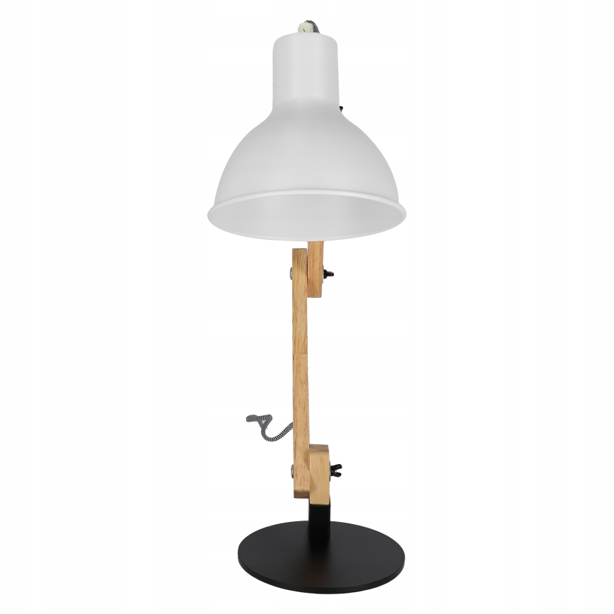 Stolní lampa 1xE27/40W/230V bílá/černá