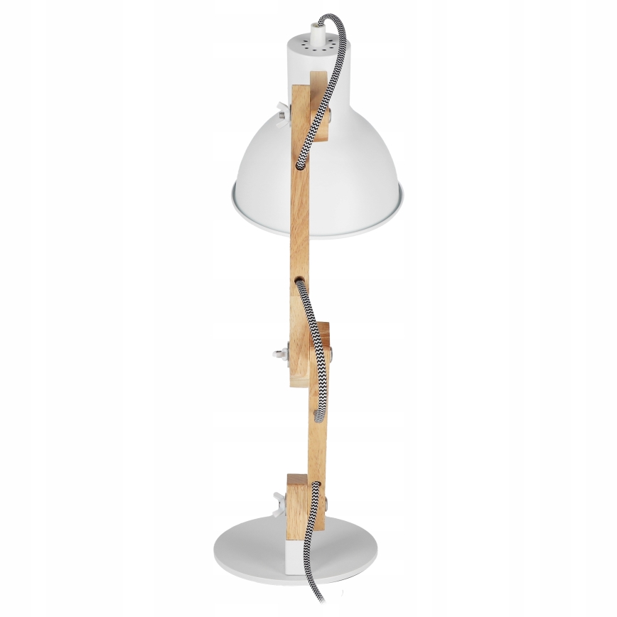 Stolní lampa 1xE27/40W/230V bílá