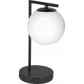 Stolní lampa 1xE27/40W/230V černá/bílá