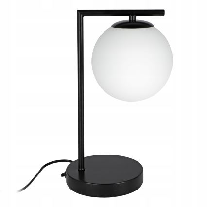 Stolní lampa 1xE27/40W/230V černá/bílá