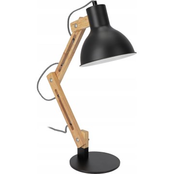 Stolní lampa 1xE27/40W/230V černá