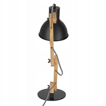 Stolní lampa 1xE27/40W/230V černá