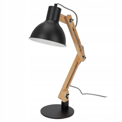 Stolní lampa 1xE27/40W/230V černá