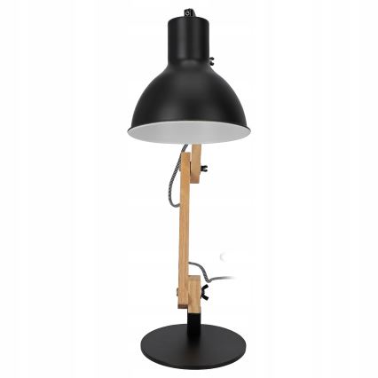 Stolní lampa 1xE27/40W/230V černá