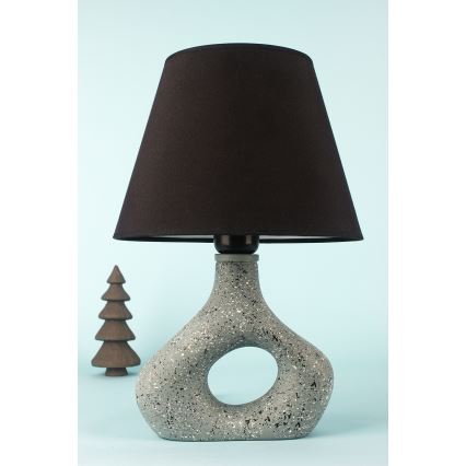 Stolní lampa 1xE27/40W/230V černá/zelená