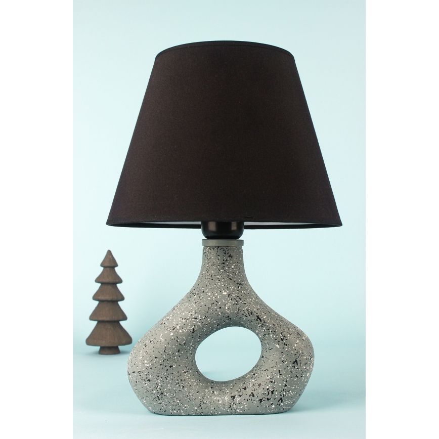 Stolní lampa 1xE27/40W/230V černá/zelená