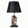 Stolní lampa 1xE27/40W/230V černá/zlatá