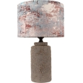 Stolní lampa 1xE27/40W/230V hnědá/pestrobarevná