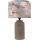 Stolní lampa 1xE27/40W/230V hnědá/pestrobarevná