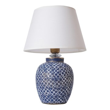 Stolní lampa 1xE27/40W/230V modrá