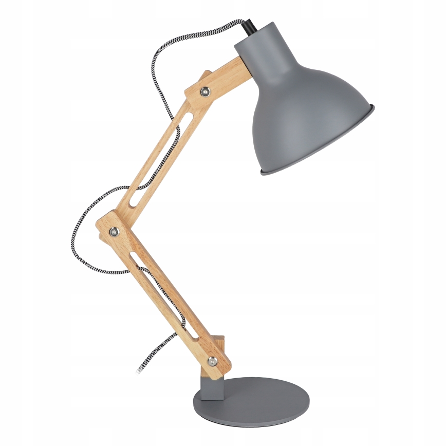 Stolní lampa 1xE27/40W/230V šedá