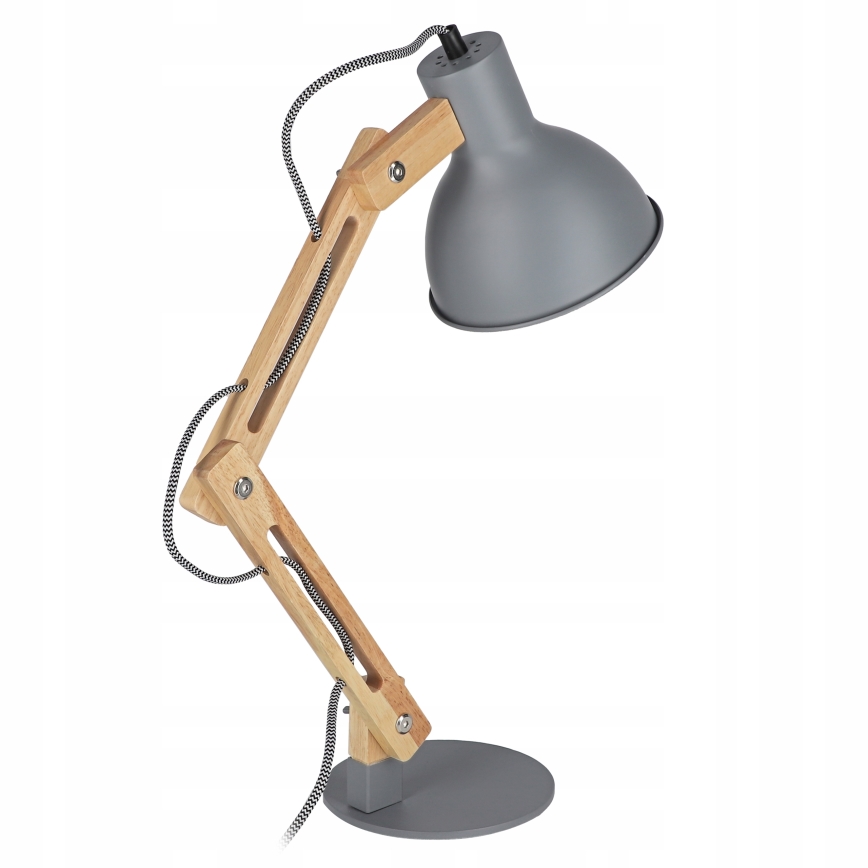 Stolní lampa 1xE27/40W/230V šedá