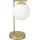 Stolní lampa 1xE27/40W/230V zlatá/bílá