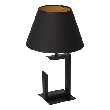 Stolní lampa 1xE27/60W/230V 45 cm černá/zlatá