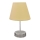 Stolní lampa 1xE27/60W/230V béžová/lesklý chrom