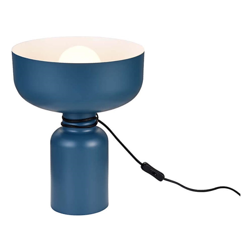 Stolní lampa ABEL 1xE27/11W/230V modrá