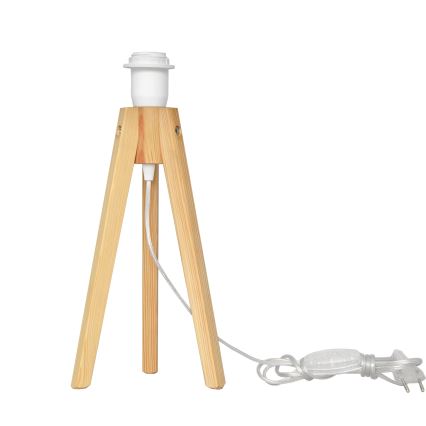Stolní lampa ALBA 1xE27/15W/230V bílá/borovice