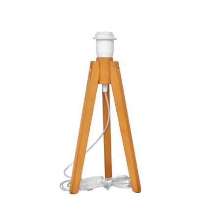 Stolní lampa ALBA 1xE27/15W/230V bílá/dub