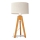 Stolní lampa ALBA 1xE27/15W/230V krémová/dub