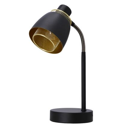 Stolní lampa ALEKSANDRIA 1xE14/40W/230V černá/zlatá