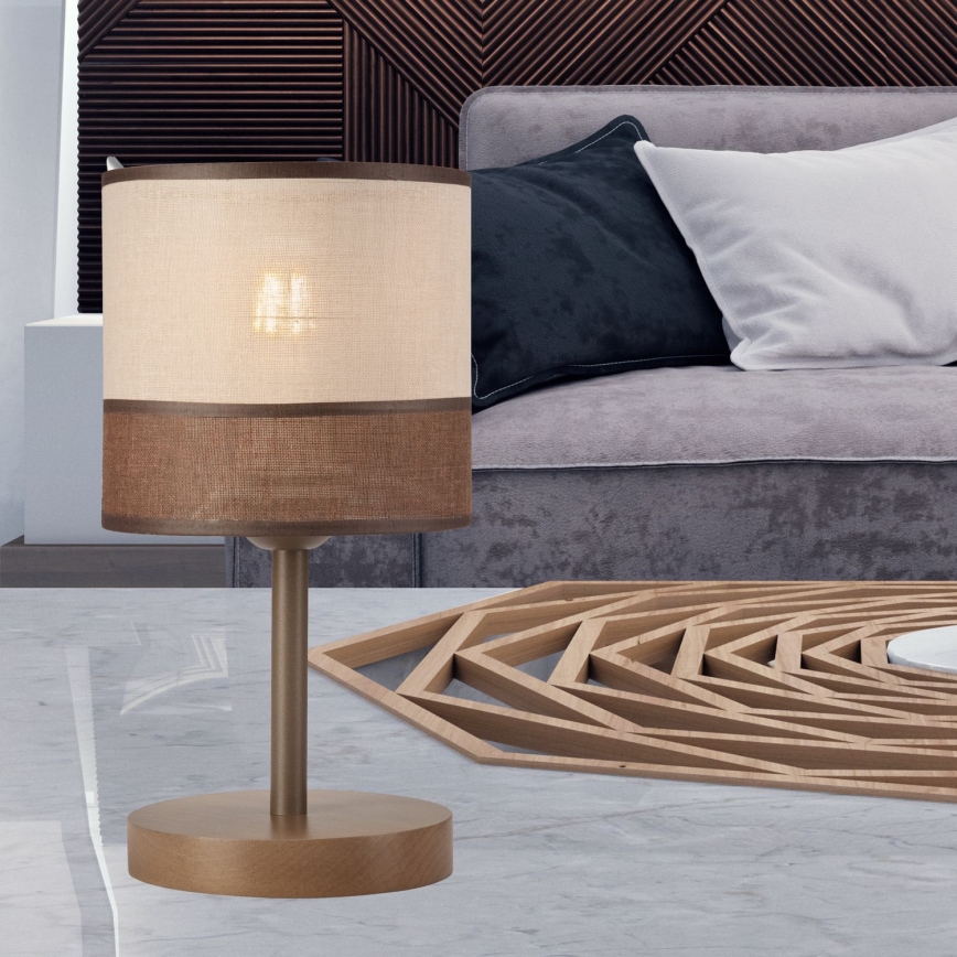 Stolní lampa ANDREA 1xE27/60W/230V - FSC certifikováno