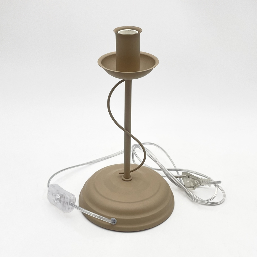 Stolní lampa ANTON 1xE14/60W/230V béžová