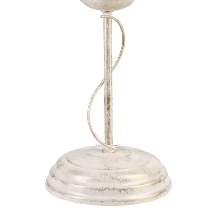 Stolní lampa ANTON 1xE14/60W/230V bílá patina