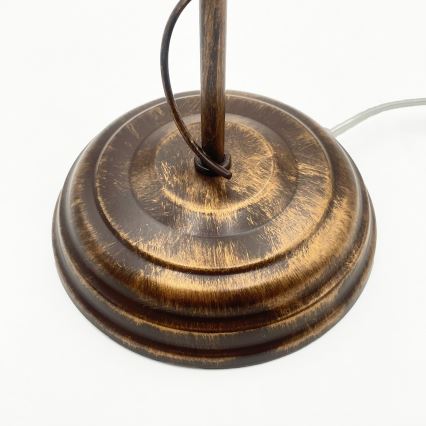 Stolní lampa ANTON 1xE14/60W/230V bronzová