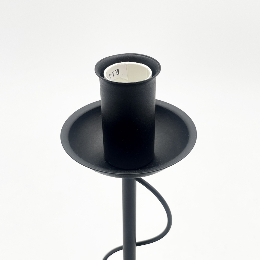 Stolní lampa ANTON 1xE14/60W/230V černá