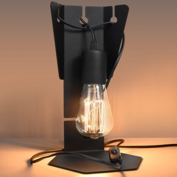 Stolní lampa ARBY 1xE27/60W/230V černá