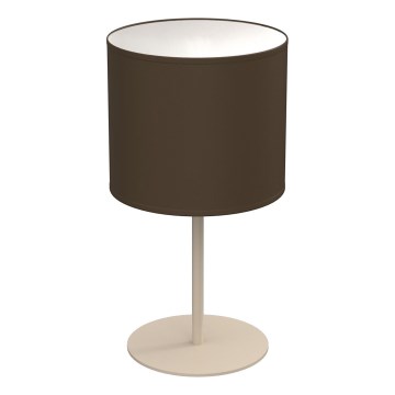 Stolní lampa ARDEN 1xE27/15W/230V béžová/hnědá