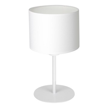 Stolní lampa ARDEN 1xE27/60W/230V pr. 18 cm bílá