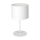Stolní lampa ARDEN 1xE27/60W/230V pr. 18 cm bílá