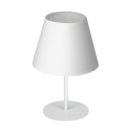 Stolní lampa ARDEN 1xE27/60W/230V pr. 20 cm bílá