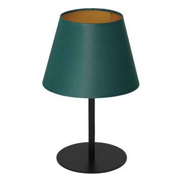 Stolní lampa ARDEN 1xE27/60W/230V pr. 20 cm zelená/zlatá