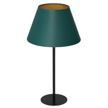 Stolní lampa ARDEN 1xE27/60W/230V pr. 30 cm zelená/zlatá