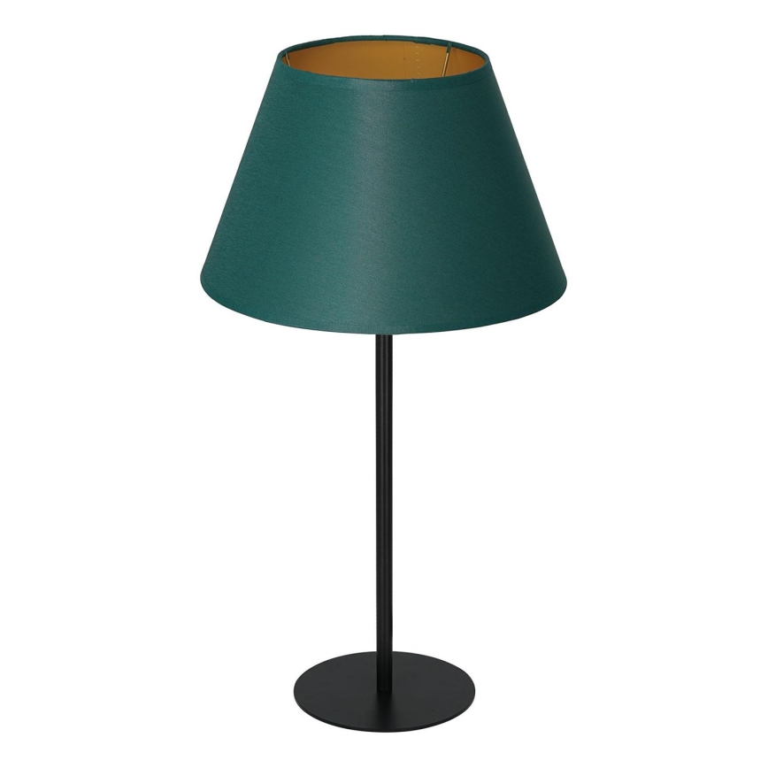 Stolní lampa ARDEN 1xE27/60W/230V pr. 30 cm zelená/zlatá