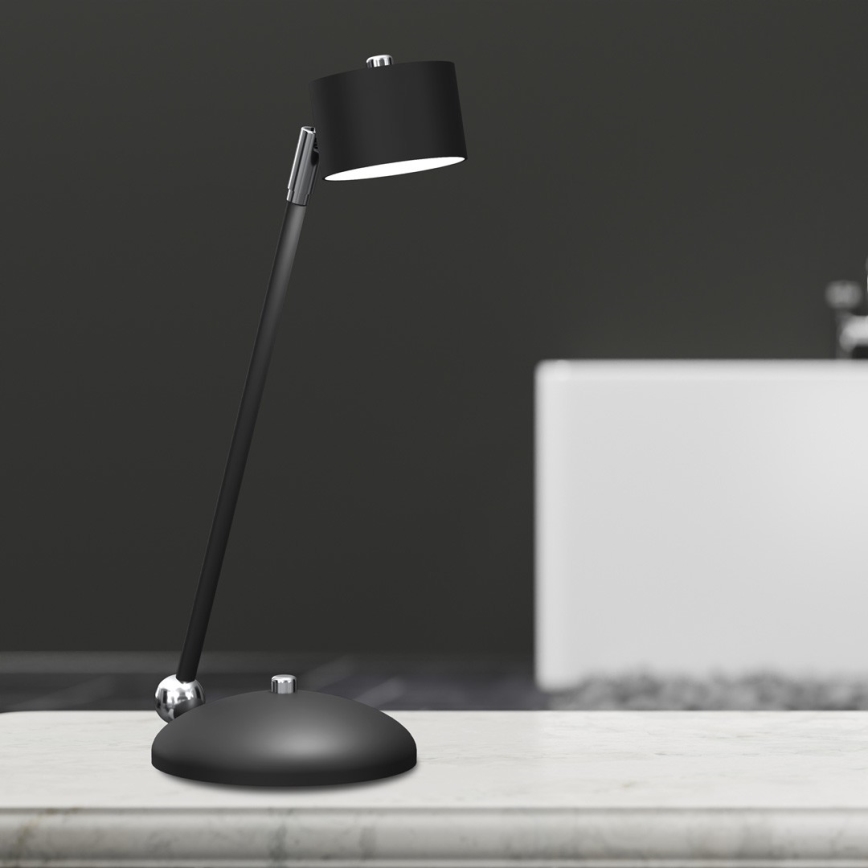 Stolní lampa ARENA 1xGX53/11W/230V černá/lesklý chrom