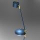 Stolní lampa ARENA 1xGX53/11W/230V modrá/zlatá