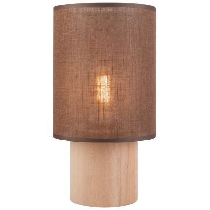 Stolní lampa ARI TABLE 1xE27/60W/230V hnědá/buk