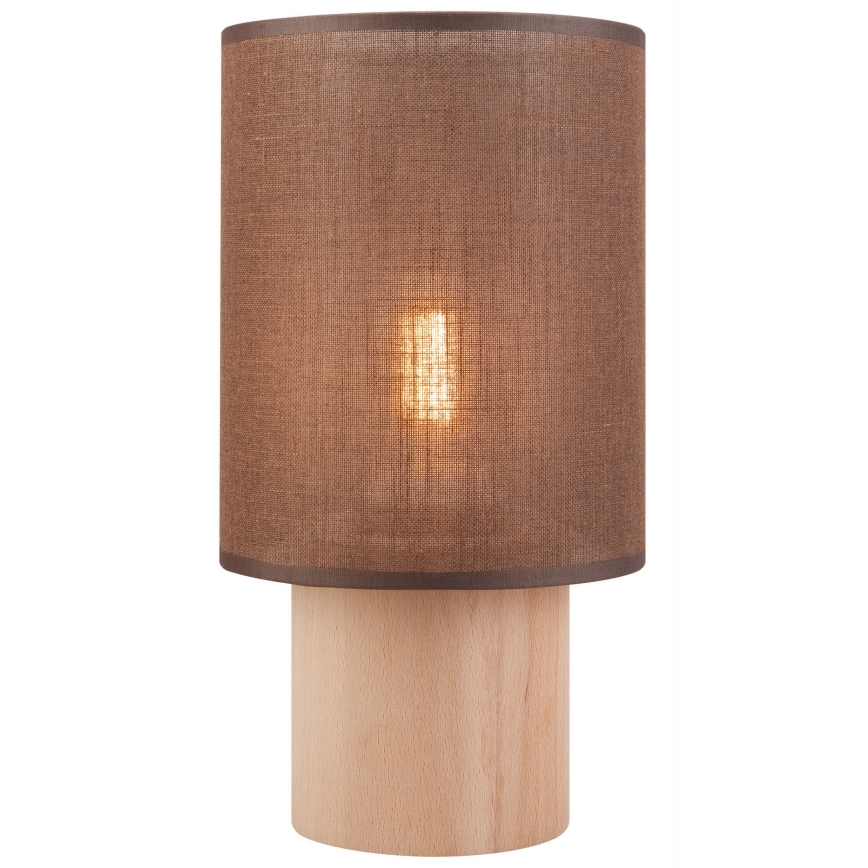 Stolní lampa ARI TABLE 1xE27/60W/230V hnědá/buk