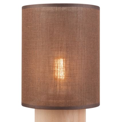 Stolní lampa ARI TABLE 1xE27/60W/230V hnědá/buk