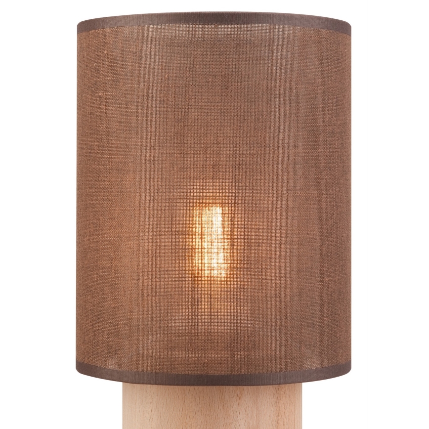 Stolní lampa ARI TABLE 1xE27/60W/230V hnědá/buk