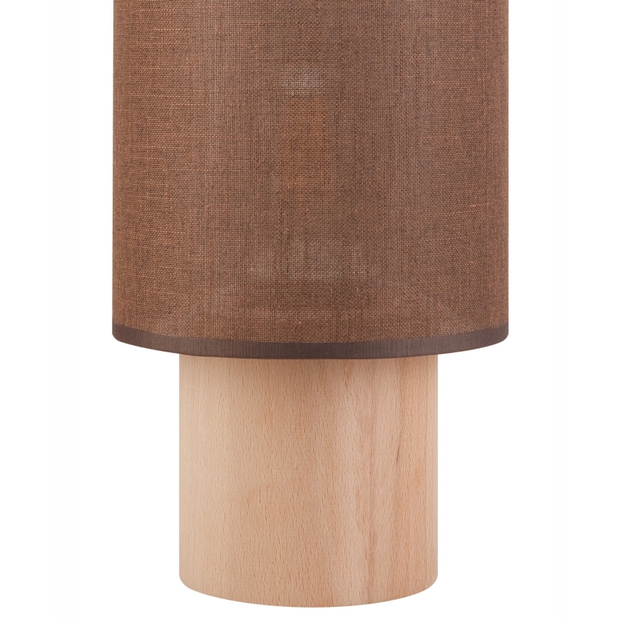 Stolní lampa ARI TABLE 1xE27/60W/230V hnědá/buk