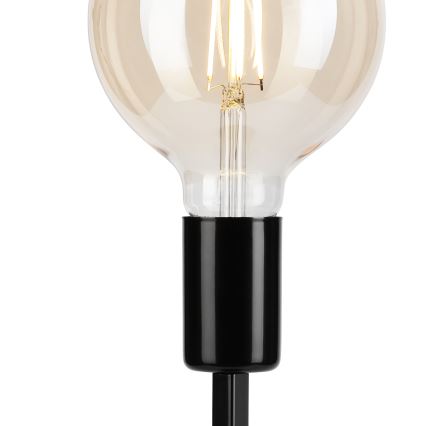 Stolní lampa ASTRID 1xE27/60W/230V lesklá černá