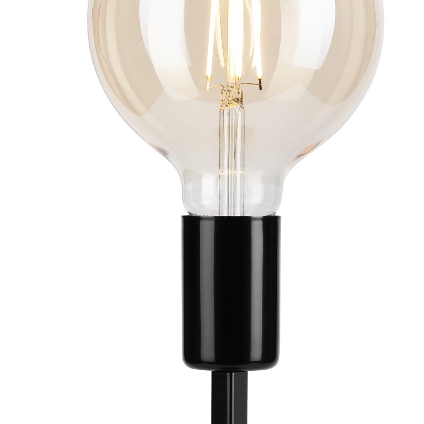 Stolní lampa ASTRID 1xE27/60W/230V lesklá černá